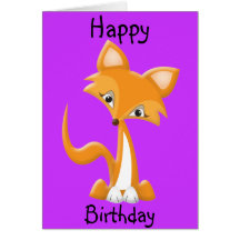 CartoonFoxy Fox Grußkarten