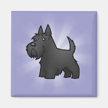 Cartoonscottish-Terrier Magnete