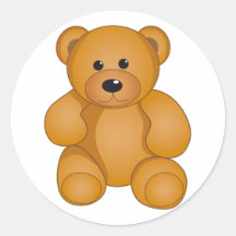 Cartoonteddy-Entwurf Sticker