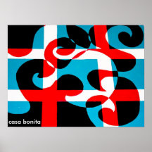 Casa bonita Plakat