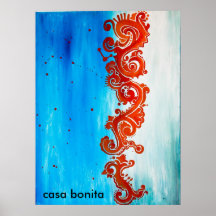 Casa bonita Plakat