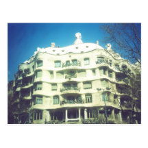 Casa Mila durch Antoni Gaudi Postkarten