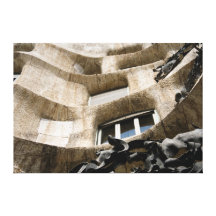 Casa Milà Galerie Faltleinwand
