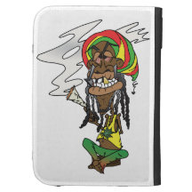 Caseable Kindle Hülle Motiv: Rastaman mit Joint