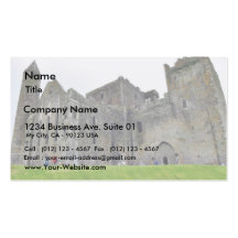 Cashel ruiniert Schloss-runde Türme Visitenkartenvorlagen