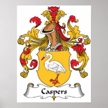Caspers Familienwappen Posterdrucke