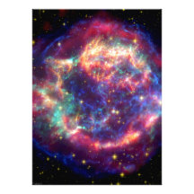 Cassiopeia ein Supernova-… Tod steht ihr Personalisierte Ankündigungskarten