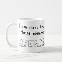 Catharina Periodensystem-Namenbecher Tasse