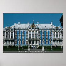 Catherine-Palast in Pushkin, St Petersburg, Rus Posterdrucke