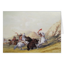 Catlin Ureinwohner-Kunst Karte