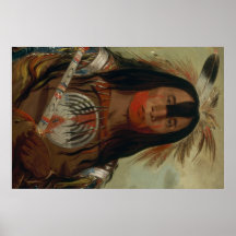 Catlin Ureinwohner-Kunst Posterdrucke