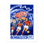 CCCP Fußball Postkarte