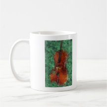 Cello auf Grün Kaffee Tassen
