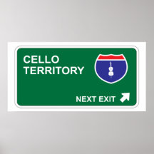 Cello-folgender Ausgang Plakatdrucke