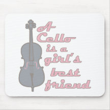 Cello-Mädchen Mousepad