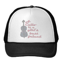 Cello-Mädchen Retrokappe