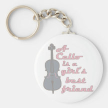 Cello-Mädchen Schlüsselbänder