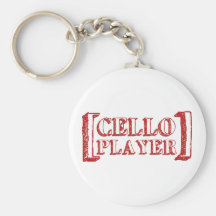 Cello-Spieler Schlüsselbänder