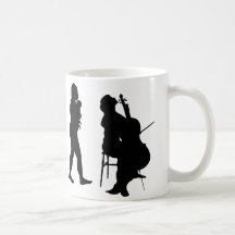 Cello-Spieler Teetasse