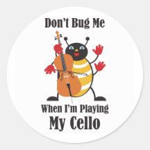 Cello-Wanze Aufkleber