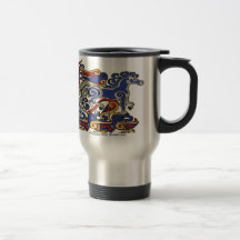 Celtic-Becher Pferd u. Vogel-Entwurf Kaffeetassen