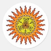 Celtic Sun 2 Sticker