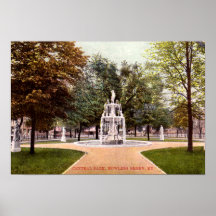 Central Park Bowling Green Kentucky Plakat