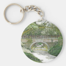 Central Park-Brücke und Weg Schlüsselband