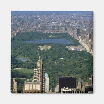 Central Park vom Süden, New York City, USA Magnete