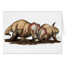 Centrosaurus - Dinosaurier Grußkarte