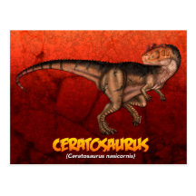Ceratosaurus Postkarten