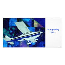 Cessna 182 personalisierte photo karte