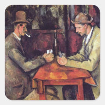Cezanne - die Kartenspieler Aufkleber