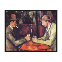 Cezanne - die Kartenspieler Leinwanddrucke