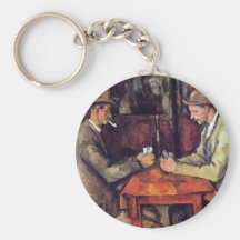 Cezanne - die Kartenspieler Schlüsselbänder