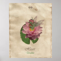 CHAKRA FEE - HERZ PLAKATDRUCK