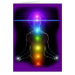 CHAKRA LICHTER GRUßKARTE