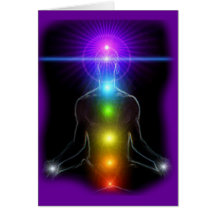 CHAKRA LICHTER GRUßKARTE