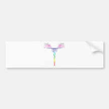 Chakra RegenbogenCaduceus Auto Sticker