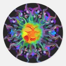 Chakra Sun Aufkleber