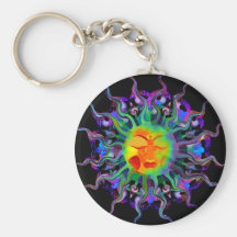 Chakra Sun Keychain Schlüsselbänder