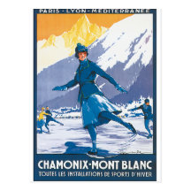 Chamonix-Mont Blanc Postkarte