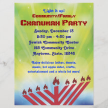 Chanukah Party-Flyer