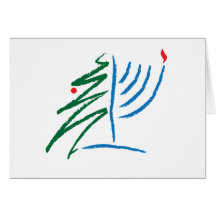 Chanukka-/Weihnachtskarte
