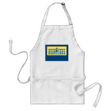 Chanukkah beleuchtet Schürze