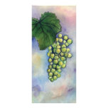 Chardonnay-Weintrauben Werbekarte