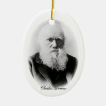 Charles Darwin-Vignette Ornament