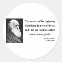 Charles Darwin-Zitat 5b Sticker