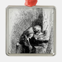 Charles Dickens an der schwärzenden Fabrik Weihnachtsbaum Ornamente