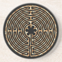 Chartres-Labyrinth-Perlen-Untersetzer